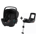 Britax | Baby-Safe iSense Bilstol 0-13 kg + Flex Base 5Z | Fossil Grey