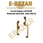 Lot de nappes gâchettes L/ZL et R/ZR pour Nintendo New 3DS et New 3DS XL - EBAZAR