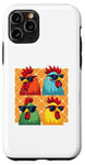 iPhone 11 Pro Chicken Sunglasses Animal Farm Funny For Farmer Men Women Case