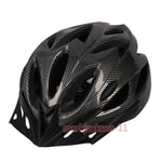 Black Carbon Cycling Bike Helmets Adult Bicycle Rode MTB Mens Unisex Safe Helmet