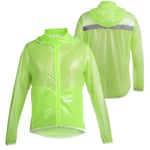 Veste Velo Homme Impermeable,Ultra Léger Respirant Réfléchissant Vestes de Cyclisme,Cycliste Veste Homme,Veste de Vélo,Convient pour Le Cyclisme la Course à Pied l'Alpinisme Veste(Size:M,Color:Vert)