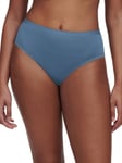 Chantelle Womens SoftStretch Stripes High Waist Thong - Blue Polyamide - One Size