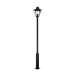 Markslöjd Stolpbelysning Garden 24 Postlamp 1L H225 Cm GARDEN Black H 225cm 108171