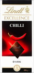 Lindt Excellence Dark Chilli Chocolate Bar Each 100g x 1 Pc