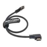 Alvin's Cables Z Cam E2 L Shape 4K 60P HDMI Cable for Atomos Shinobi Ninja V Monitor Portkeys BM5 Right Angle to Right Angle High Speed HDMI Cord 45CM