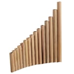 Pan Flute 15 Pipes Natural Bamboo Wind Instrument Panpipe G Key Panpipe7661