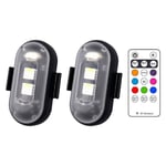 8 Färger LED Strobe Lights Flygplansljus 2PCS 2ST 2Pcs