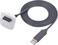 Chargeur Usb Câble De Charge Usb Pour Xbox 360 Cuivre Pur Pour Microsoft Pour Manette Sans Fil Xbox 360 Chargeur Usb Câble De Charge Rapide Cordon (Blanc) (Blanc)