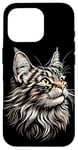 Coque pour iPhone 16 Pro Maine Coon Chat Cat Amoureux des Chats Maine Coon Doux