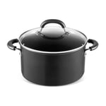 Circulon Total Non-Stick Hard Anodised Aluminium Stockpot, 24cm