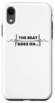 iPhone XR Saying The Beat Goes On Heart Recovery Surgery Women Men Pun Case