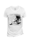 T-Shirt Homme Col V Elizabeth Montgomery Actrice Star Hollywood Cinema