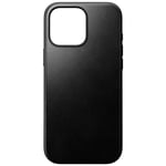 Nomad Case for iPhone 16 Pro Max Compatible  Leather Horween, Black