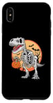 Coque pour iPhone XS Max T-Rex Mummy Citrouille Dino Trick Treat Halloween