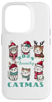 Coque pour iPhone 14 Pro Catmas Famille Chat Kitty Funny Christmas Holiday 2024