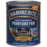 Peinture Hammerite Ferronnerie Mat 0.75 L - Noir - JULIEN - Peinture - Extérieur - Mat - Spécifique