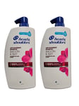 2x Head & Shoulders Anti-Dandruff Shampoo Smooth&Silky Moisturises Scalp 1 Litre