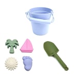 Set de plage mauve (6 pièces)