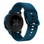 Samsung Galaxy Watch Active 20mm korvaava ranneke - Tummansininen