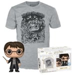 Funko Pop! & Tees (Adult): Harry Potter - Harry Potter Vinyl Figure and T-Shirt (L)