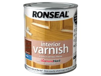 Ronseal Interior Varnish Quick Dry Satin Dark Oak 750ml RSLIVSDO750