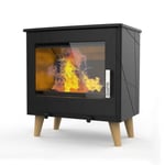 Poêle à bois STINA 7,3KW en fonte - étanche - eco design