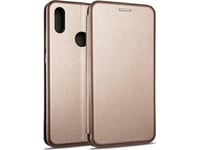 Beline Beline Etui Book Magnetic Realme 7 Pro Różowo Złoty/Rose Gold