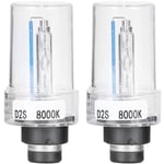 Ej.life - 2pcs ampoules de phare led, 12V 35W D2S 8000K phare phare ampoule au xénon accessoire de voiture