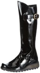 Fly London MOL, bottes & bottines femme - Noir - Schwarz (black 063), 42 EU