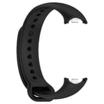 Silikonarmband tll Xiaomi Smart Band 8 / Band 9 - Svart