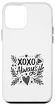 Coque pour iPhone 12 mini XOXO Cœur d'amour pour la Saint-Valentin