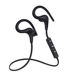 DFGH Bluetooth Earphone Wireless Headphones Mini Handsfree Stereo Bluetooth Headset With Mic Hidden Earbuds For IOS Android (Color : Black)