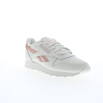 Reebok Classic Leather Womens Beige Leather Lifestyle Trainers Shoes