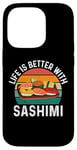 iPhone 14 Pro Funny Sashimi Food Lover Case