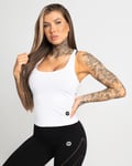 Gym Glamour Tank Top White - XS