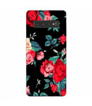 Coque Galaxy S10 PLUS Fleur Rose Rouge vintage