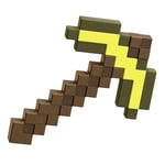 Minecraft Pioche en or Collection d’accessoires de combat pour jeu de rôle au design pixélisé (les styles peuvent varier)