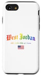 Coque pour iPhone SE (2020) / 7 / 8 West Jordan Gothic Design Lgbtqai+ rainbow Version