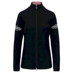 Dale of Norway Spirit Jacket - Pull en laine mérinos femme Navy / Off White / Raspberry L