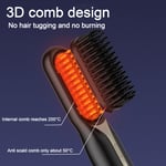 Hair Straightener Brush Negative Ion Curling Straightening Ion Dual Use El Set