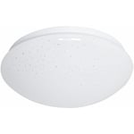 Plafonnier led lampe de chambre 6500K ciel étoilé plafonnier blanc, effet étoile, 12W 840lm 6500K, DxH 26x9,2 cm