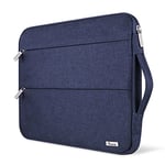 Voova Laptop Case Sleeve 15.6 16 Inch with Handle, Waterproof Slim Computer Cover Bag Compatible with MacBook Pro M3/M4 16, 15.6” HP Acer Lenovo ThinkPad IdeaPad Asus Laptop, Men Women, Blue