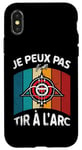 Coque pour iPhone X/XS Tir à l'arc archer Arc l'archerie tireur humour 2025