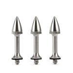 3 Legged Thing Stilettoz Elevated Spiked Footwear for Camera Tripods - Set of 3 Stainless Steel Tripod Feet for Stability on Muddy or Rocky Surfaces