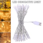 50leds Decor Light String Small Bulbs House Jul Festliga Trädgård String Lights