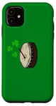 Coque pour iPhone 11 Bodhran St Patrick's Day Batteur Musicien irlandais