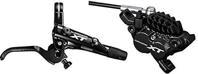 Shimano BR-M8020 XT bled I-spec-II compatible brake lever and calliper, front, black