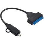 Cablecc USB-C Type C vers HDMI Digital AV & VGA & USB OTG & Adaptateur de Chargeur Femelle adapté pour Macbook Pro