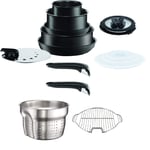 Tefal Ingenio Performance Black 15 Piece Pan Set, Suitable for All Heat Sources Including Induction