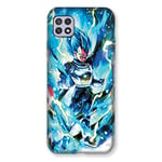 Cokitec Samsung Galaxy A22 5G Manga Dragon Ball Vegeta Case - Blue